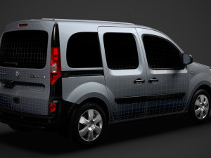 renault kangoo combi l2 2019 3D 模型