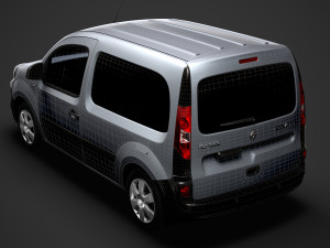 renault kangoo combi l2 2019 3D 模型