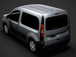 renault kangoo combi l2 2019 3D Model