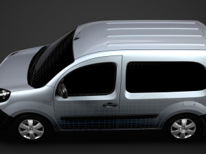 renault kangoo combi l2 2019 3D 模型