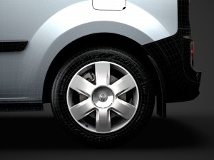 renault kangoo combi l2 2019 3D 模型