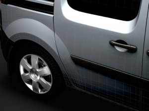 renault kangoo combi l2 2019 3D 模型