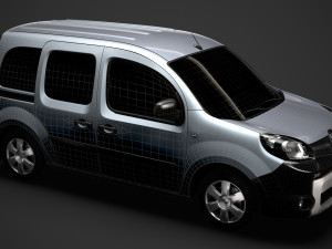 renault kangoo combi l2 2019 3D 模型