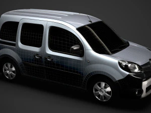 renault kangoo combi l2 2019 3D Model