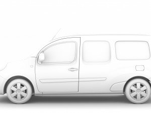 renault kangoo combi l3 2019 3D Модель