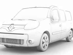 renault kangoo combi l3 2019 3D Model