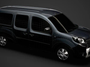 renault kangoo combi l3 2019 3D Model