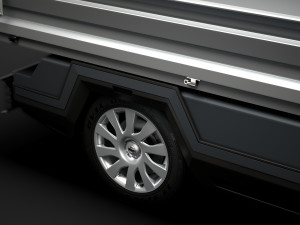 nissan nv300 tipper 2020 3D 모델