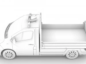nissan nv300 tipper 2020 3D Model