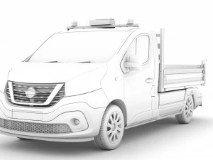 nissan nv300 tipper 2020 3D Model