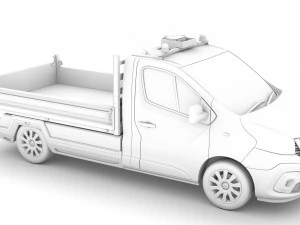 nissan nv300 tipper 2020 3D Model