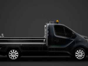 nissan nv300 tipper 2020 3D Model