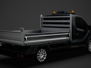 nissan nv300 tipper 2020 3D 모델