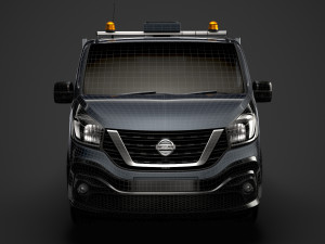 nissan nv300 tipper 2020 3D 모델