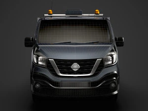 nissan nv300 tipper 2020 3D Model