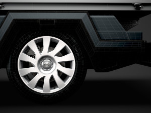 nissan nv300 tipper 2020 3D 모델
