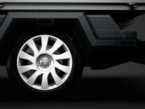 nissan nv300 tipper 2020 3D Model