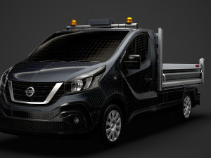 nissan nv300 tipper 2020 3D 모델