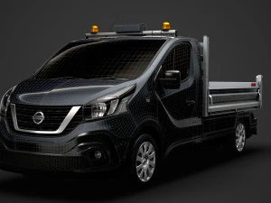 nissan nv300 tipper 2020 3D Model