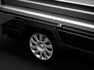 nissan nv300 tipper 2020 3D 모델