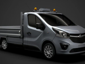 opel vivaro tipper 2014 3D Model