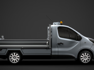 opel vivaro tipper 2014 3D Model