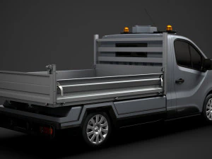 opel vivaro tipper 2014 3D Model