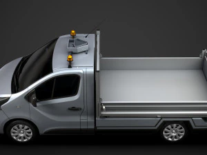 opel vivaro tipper 2014 3D Model