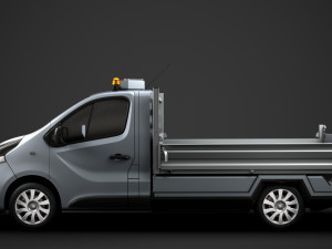 opel vivaro tipper 2014 3D Model