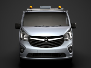 opel vivaro tipper 2014 3D Model