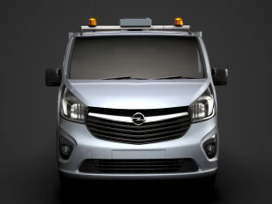 opel vivaro tipper 2014 3D Model
