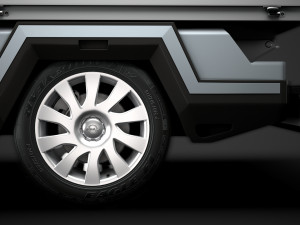 opel vivaro tipper 2014 3D Model