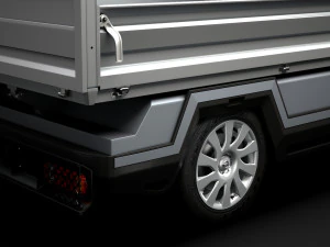 opel vivaro tipper 2014 3D Model