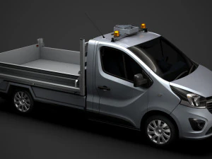opel vivaro tipper 2014 3D Model