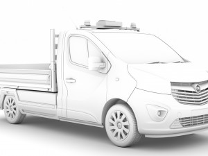 opel vivaro tipper 2014 3D Model