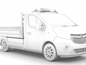 opel vivaro tipper 2014 3D Model
