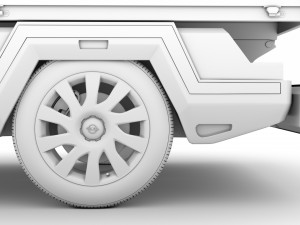 opel vivaro tipper 2014 3D Model