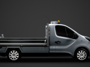 opel vivaro tipper 2014 3D Model