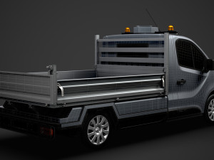 opel vivaro tipper 2014 3D Model