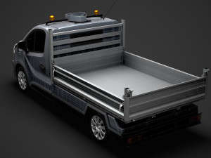 opel vivaro tipper 2014 3D Model