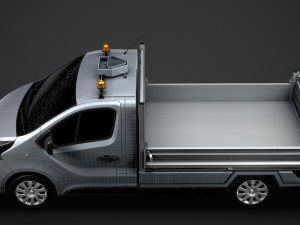 opel vivaro tipper 2014 3D Model
