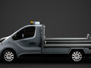 opel vivaro tipper 2014 3D Model