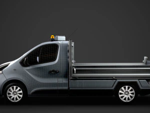 opel vivaro tipper 2014 3D Model