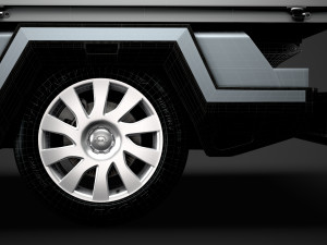 opel vivaro tipper 2014 3D Model