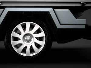opel vivaro tipper 2014 3D Model