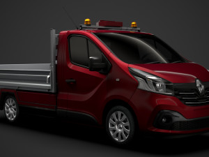 renault trafic tipper 2018 3Dモデル