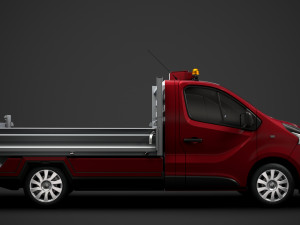 renault trafic tipper 2018 3D Модель