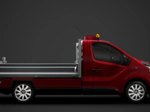 renault trafic tipper 2018 3D Model