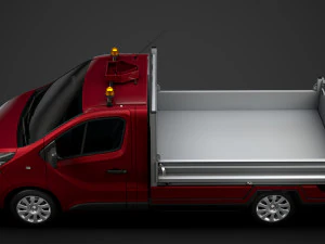 renault trafic tipper 2018 3D Model