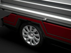 renault trafic tipper 2018 3D Model
